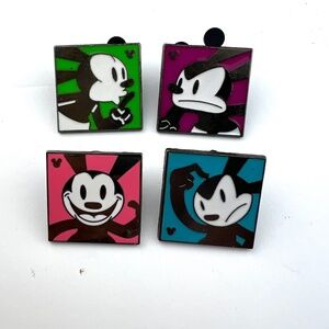 Disney Trading Pin Oswald set of 4